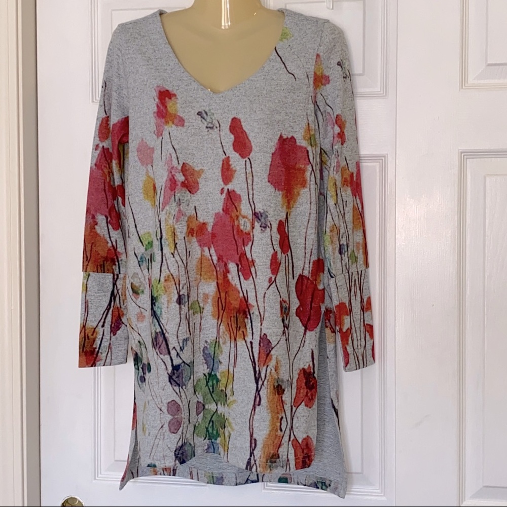 Soft Surroundings poppy tunic Sz XS
